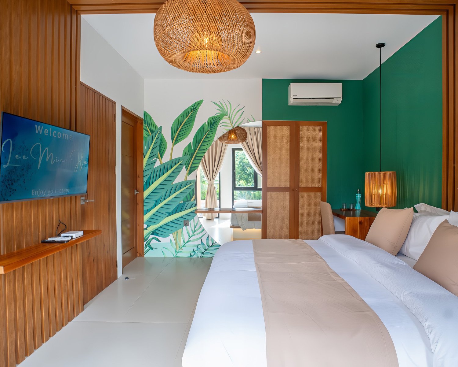 Pool Villa upstairs bedroom
